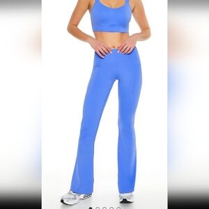 Forever 21 Blue Flare Leggings